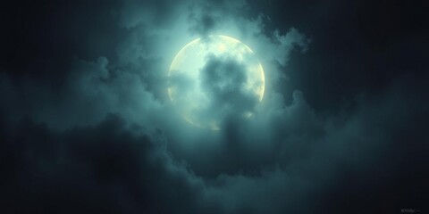 Shadowy figure in swirling mist with film strips frame, dreamlike surreal experience, artistic, cinematic, symbolism