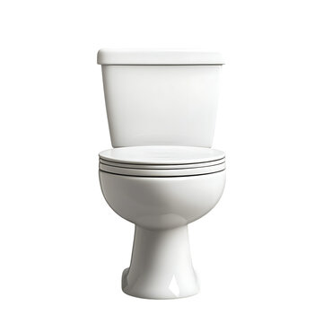 toilet isolated on white background full depth of field 