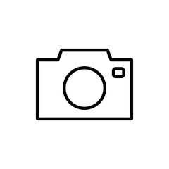 Camera icon vector. photo camera sign and symbol. photography icon.