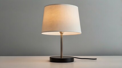 Study lamp with white background