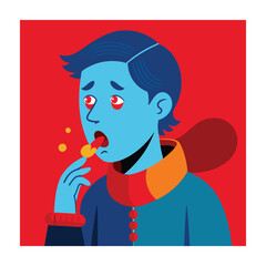 Health problems concept vector illustration