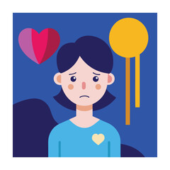 Health problems concept vector illustration