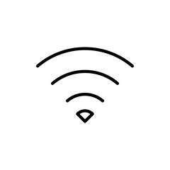 Wifi icon vector. signal sign and symbol. Wireless  icon