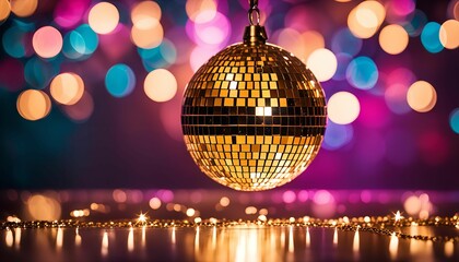 Obraz premium Disco Ball in a Night Club