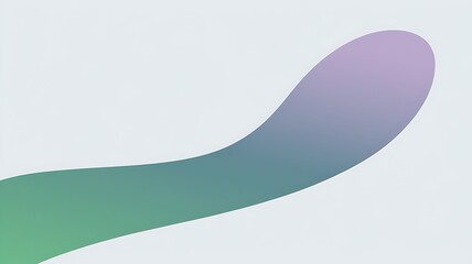 Abstract Gradient Curve Design in Soft Hues
