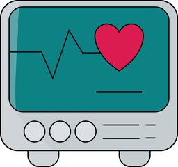 Modern Heart Rate Monitor Device for Accurate Health Tracking. Smart Heart Rate Monitor for Fitness and Wellness Monitoring.