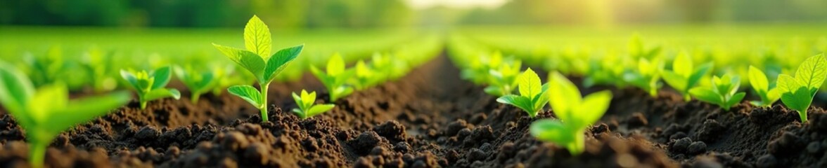 Farm crops growing with nitrogen phosphate and potassium, farm, planting, crops