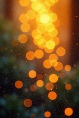 Fototapeta premium Soft Focus Golden Light on Abstract Background, warm ambiance, Golden bokeh