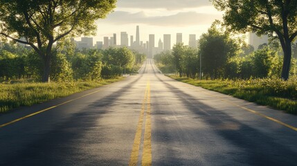 Obraz premium Road to 2025 concept, 2025 new year ahead