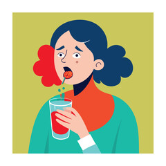 Health problems concept vector illustration