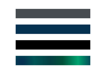 Gradient and Solid Color Bars Set - High-Quality Design Elements