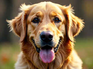 Obraz premium Golden retriever logo new image 