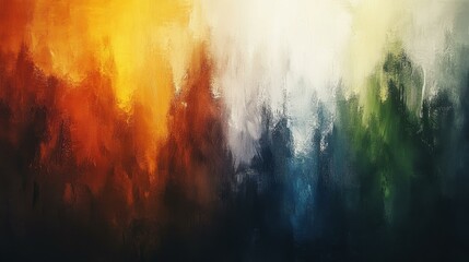 Abstract colorful paint strokes blending red orange white blue green hues textured background for modern art design creative project decoration vibrant artistic mood wallpaper