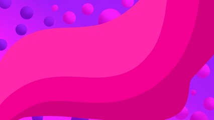pink curved abstract background design, pink abstract background, beautiful background, horizontal background, digital art