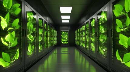 Eco-Friendly Data Center with Green Technology Elements