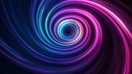 Obraz premium Abstract Swirl of Vibrant Colors in a Spiral Formation Creating a Dynamic Visual Effect Suitable for Backgrounds or Graphic Designs