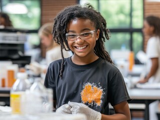 Explore the Future of Learning Middle School students engaged in dynamic outdoor STEM activities, showcasing innovative educational methods Witness hands-on science projects fostering curiosity and
