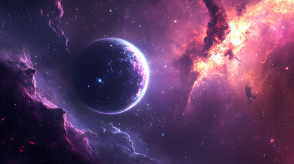 Obraz premium Occhio dell'universo Nebulosa. Illustration