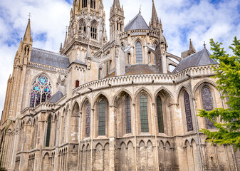 Fototapeta premium Cathedral of our Lady, Bayeux, normandy, France