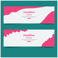 Gradient background for banner template design