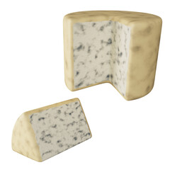 blue cheese 3D graphic image