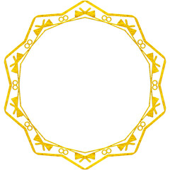 Fold frame with stars