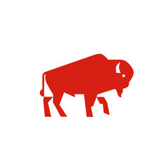 Bison logo design