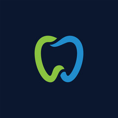 minimalist dentist logo, elegant and modern inspiration