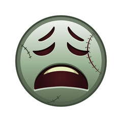 Tired face Large size of zombie halloween emoji
