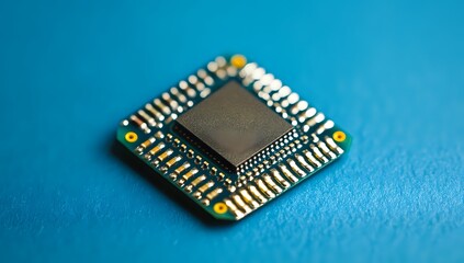 Exploring Microchip Technology: Circuit Board Components and Functionality Close Up