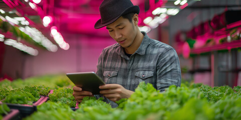 Innovative urban farming techniques transforming agriculture indoor greenhouse technology showcase modern environment close-up view sustainable practices