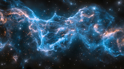 Abstract background with blue and pink color space nebula nebula nebula nebulosa nebula. Nebulosa. Illustration