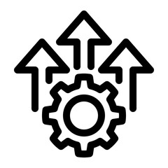 Efficiency up icon