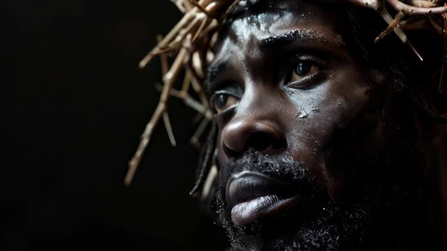 Black African Jesus Christ, Savior of mankind, 