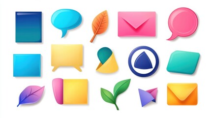 To-do sticker. Vector to-do list, reminder, goal memo, note sticker, weekly daily planner icon set isolated on white. Vector speech bubble chat window, tape, arrow, paper page sheet shape illustratio