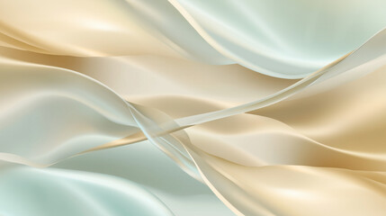 Obraz premium A pastel gradient banner with soft ombre transitions, shimmering metallic textures, abstract lines, and a mix of tranquil colors like lavender, turquoise, aqua, teal, yellow, and beige