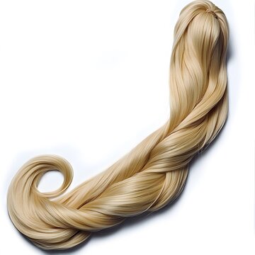 a picture of the beauty of rapunzel's hair with a white background