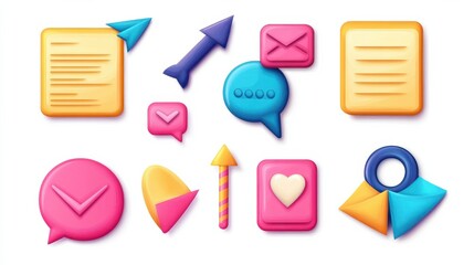 To-do sticker. Vector to-do list, reminder, goal memo, note sticker, weekly daily planner icon set isolated on white. Vector speech bubble chat window, tape, arrow, paper page sheet shape illustratio
