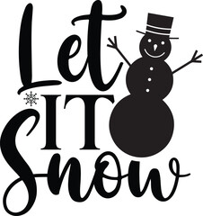Let it Snow SVG