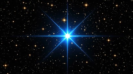 Cosmic starry night skies A black hole's gravity bends