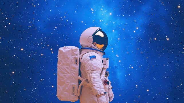 Cosmic starry night skies A black hole's gravity bends