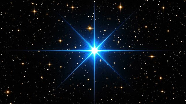 Cosmic starry night skies A black hole's gravity bends