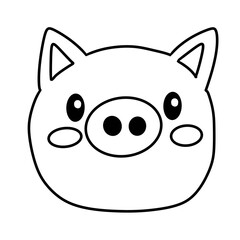 Pig Animal drawings illustration