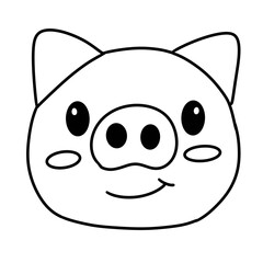 Pig Animal drawings illustration
