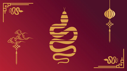 Chinese new year decoration background