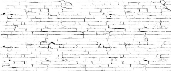 Vector abstract background of white brick seamless texture of a white brick wall.