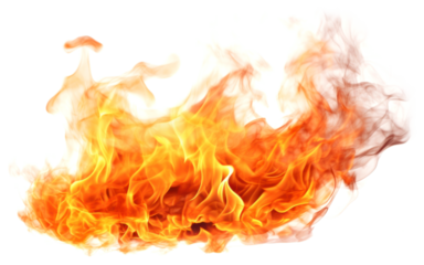 PNG Fireball of realistic burning flames backgrounds destruction misfortune.