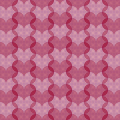 Crimson Heart Symmetry , a mesmerizing blend of geometric precision and vibrant color.
