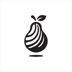 pear isolated on white