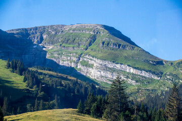 Naklejka premium landscape in the mountains